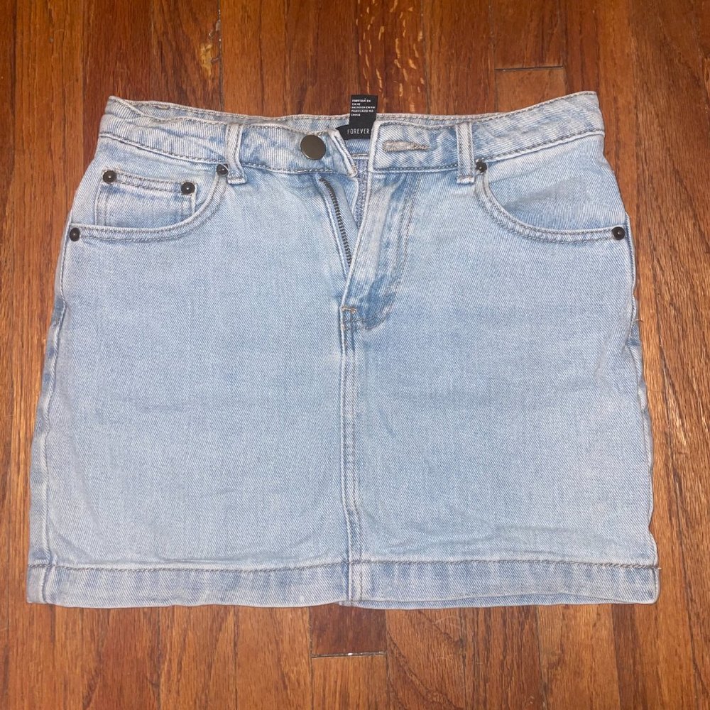 Forever 21 , Light Wash skirt